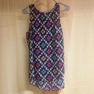Daniel Rainn Multicolor Geometric Tank Top